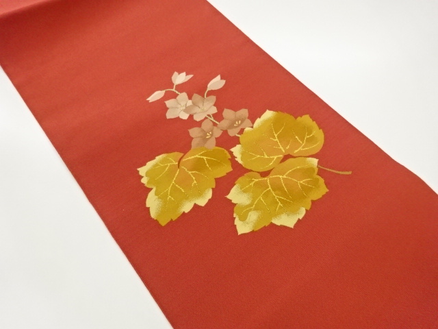 JAPANESE NAGOYA OBI / WOVEN PAULOWNIA